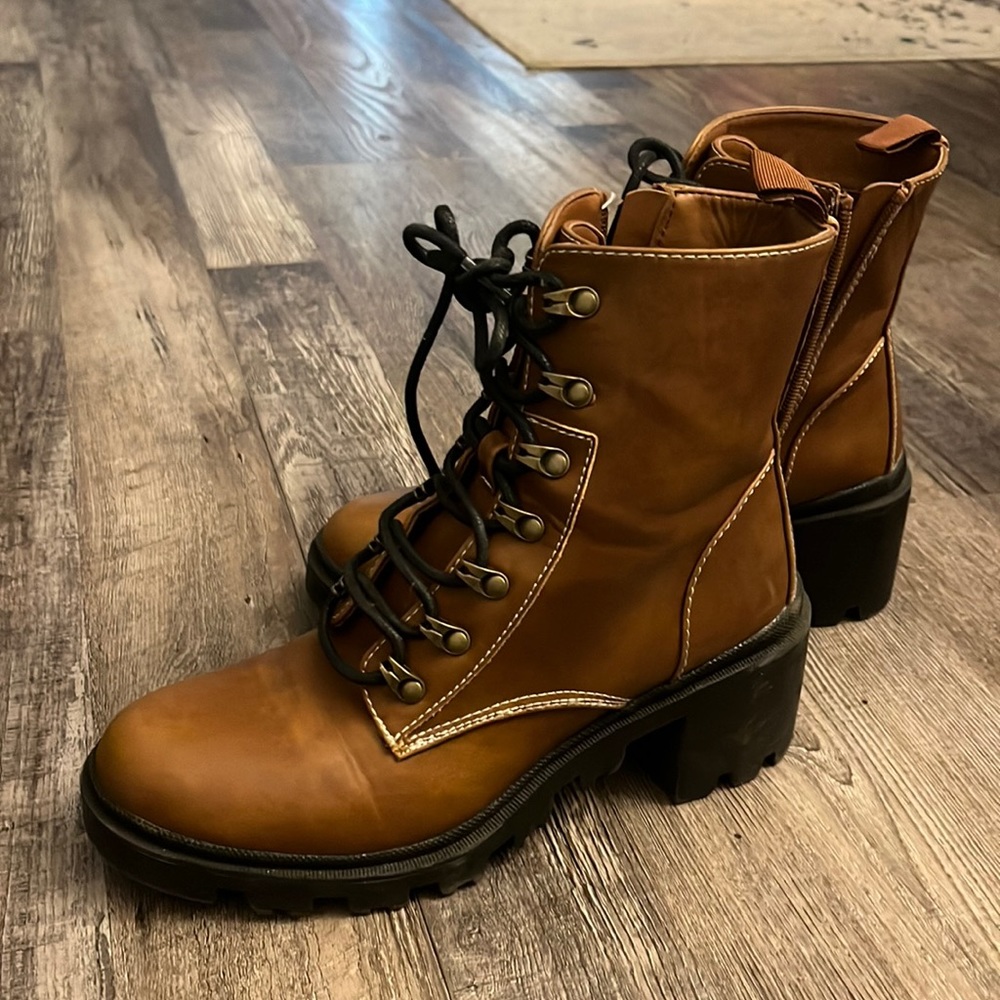 Brown booties!